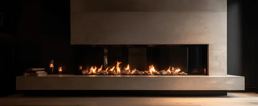 Gas Fireplace Ember Bed Design Services in Bloomington, California