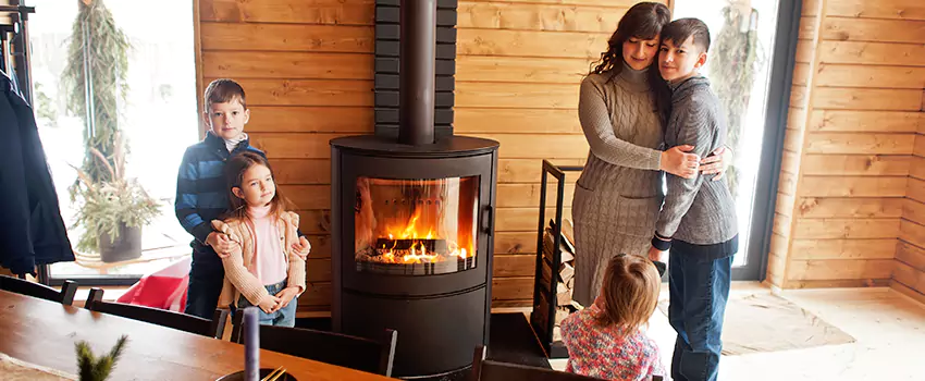 Morso Cast Iron Fireplace Insert Installation in Bloomington, California