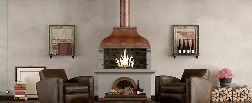 Thelin Hearth Products Providence Pellet Insert Fireplace Installation in Bloomington, CA