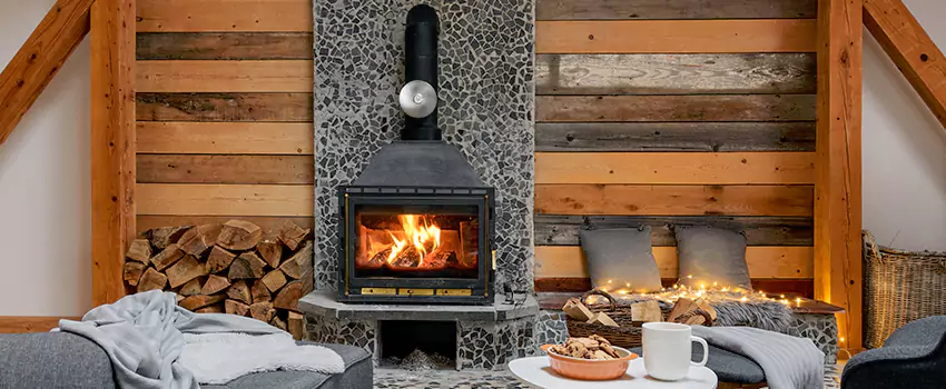 Thelin Hearth Products Direct Vent Gas Stove Fireplace Inspection in Bloomington, California